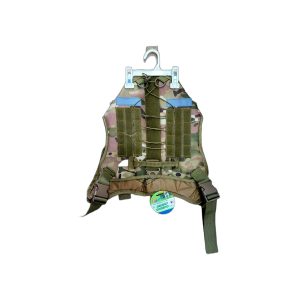 Arnés táctico camuflado Petogue con asa y MOLLE