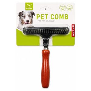 Peine rastrillo Nunbell para pelo de perro