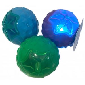 Pelota LED texturizada que se ilumina