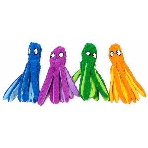 Juguete pulpo de peluche para perro
