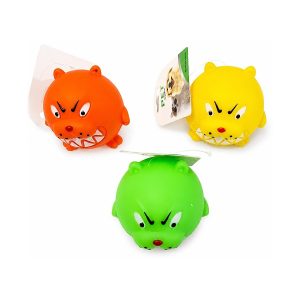 Pelota monstruo chillona para perro